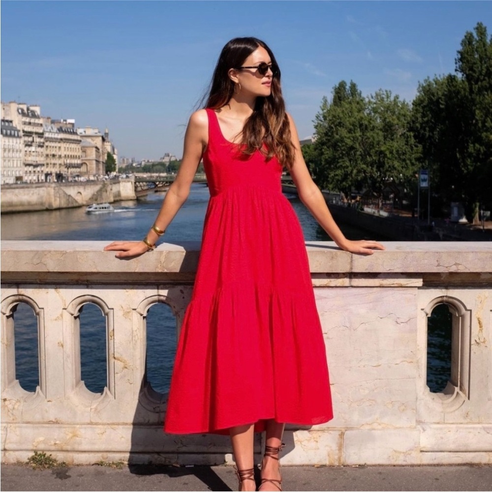 AYR Red Midi Dress